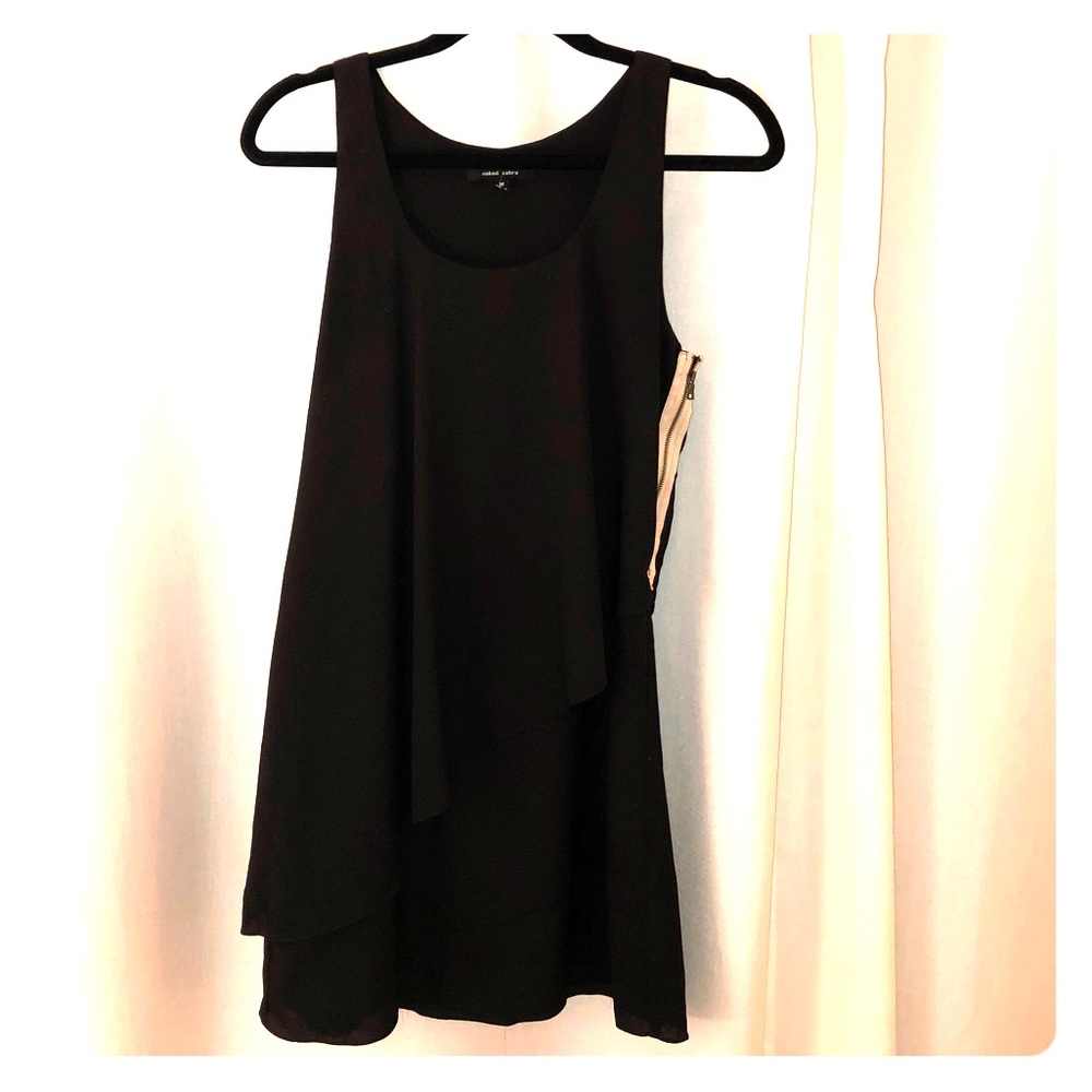 Naked Zebra Tank Shift Dress